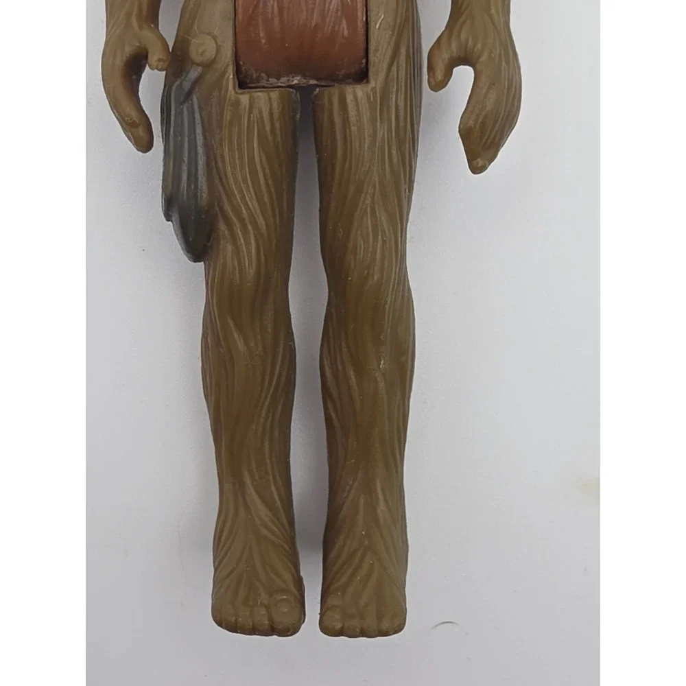 Kenner Action Figure 3.75 in Brown Fair 1977 Star Wars Chewbacca Discolored
